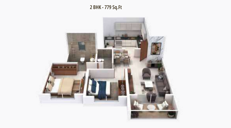 33-Central-Avenue-Floor-Plan-2-BHK-779-Sqft